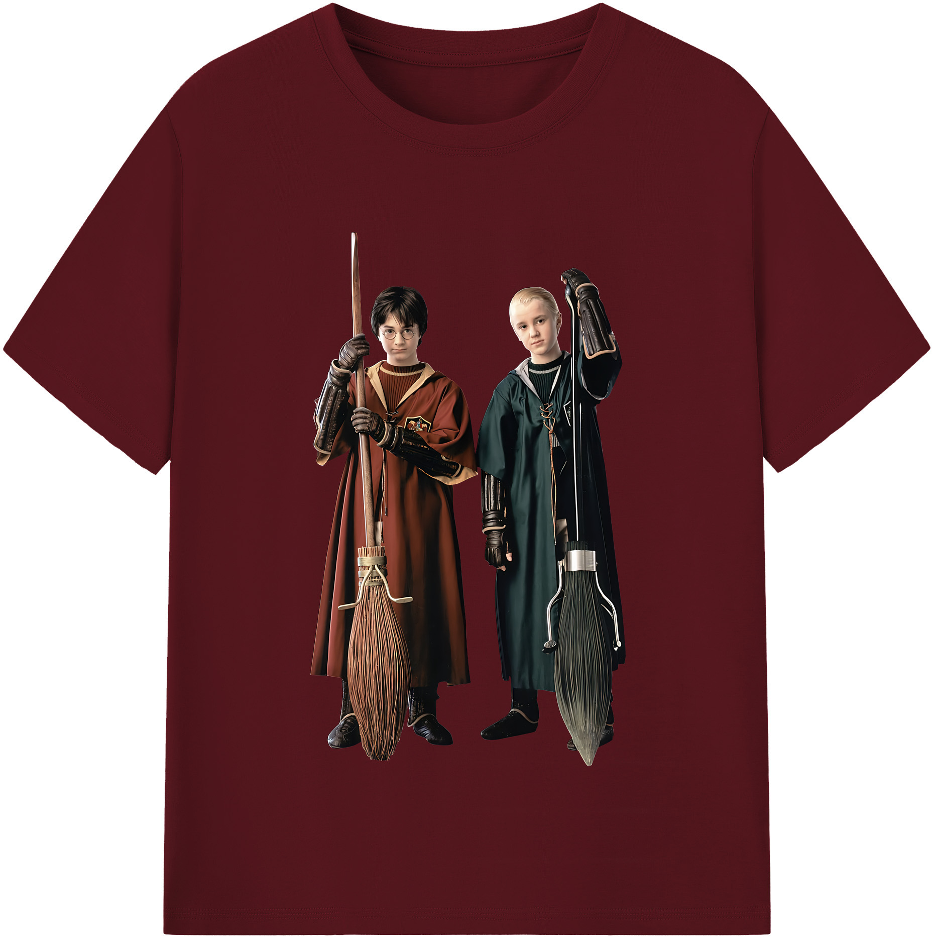 （画像用） Harry Potter ハリー・ポッターシリーズ 綿100％半袖Tシャツ（フロントプリント）